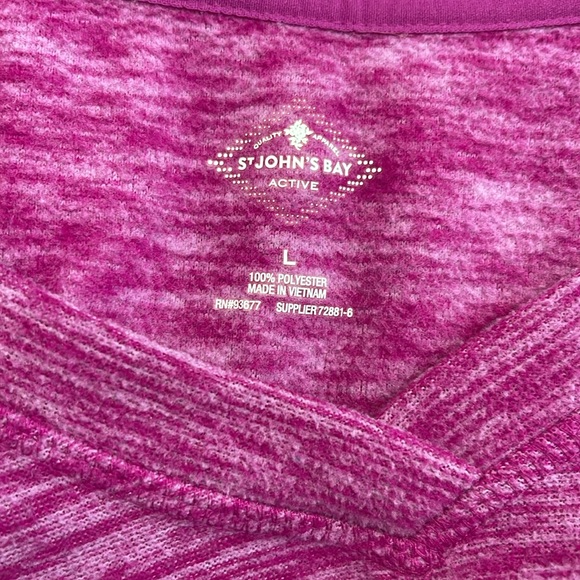 St John’s Bay Large Purple Activewear Shirt - Picture 3 of 6
